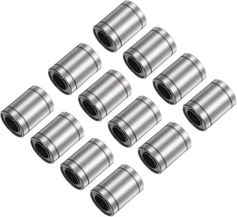 uxcell 4pcs LM10LUU Linear Ball Bearings, 10mm Bore Dia, 19mm OD,55mm Length, Linear Motion Bearing for CNC Machine Tool 3D Printer in Saudi Arabia