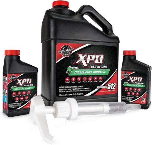 Opti-Lube XPD All-Season Diesel Fuel Additive - 1 Gallon with Accessories (Hand Pump and Standard Accessory Bottles) in Saudi Arabia