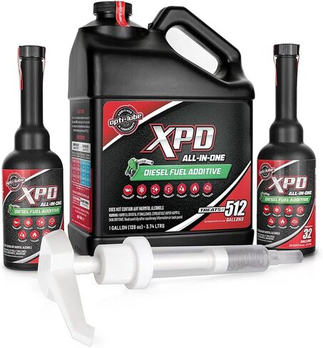 Opti-Lube XPD All-Season Diesel Fuel Additive - 1 Gallon with Accessories (Hand Pump and Standard Accessory Bottles) in Saudi Arabia