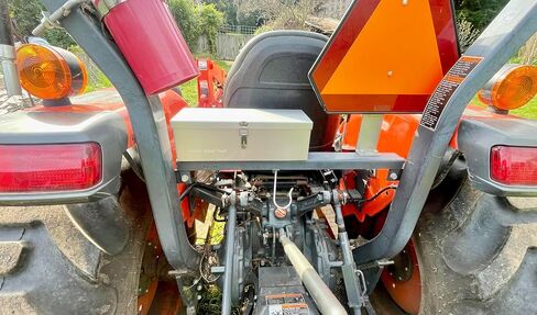 Weatherproof Anodized Aluminum Tractor Tool Box for Kubota, John Deere, Modern Tractors - Universal Fit by Tractor Relief Tool™ in Saudi Arabia