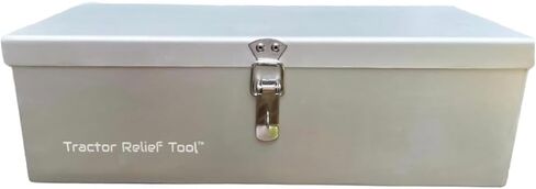 Weatherproof Anodized Aluminum Tractor Tool Box for Kubota, John Deere, Modern Tractors - Universal Fit by Tractor Relief Tool™ in Saudi Arabia
