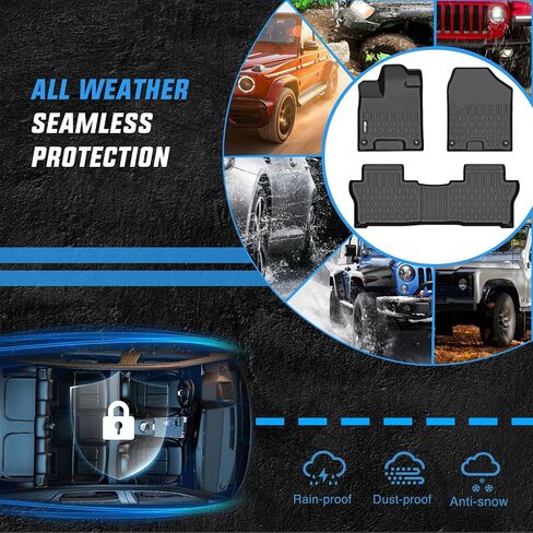 Nilight TPE Floor Mats for 2026 Honda Passport RTL TrailSport All Weather Custom Fit Heavy Duty Floor Liners in Saudi Arabia