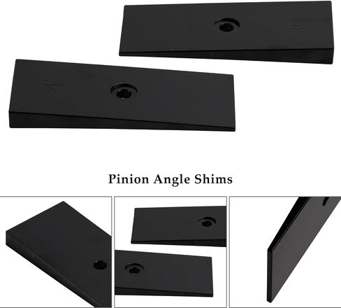 Topteng 2PCS 2" Wide 4°Degree Steel Leaf Spring Degree Shims for 2" Wide Leaf Springs for Off-road Trucks, SUVs in Saudi Arabia