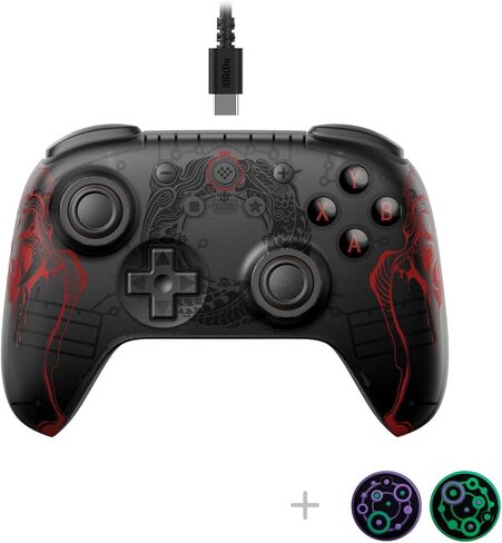 وحدة تحكم سلكية 8Bitdo Ultimate C مع وظيفة Trobo واهتزاز Rumble لأجهزة الكمبيوتر التي تعمل بنظام Windows وAndroid وSteam Deck وRaspberry Pi (أرجواني أرجواني) in Saudi Arabia