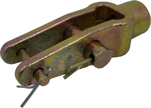 عزم الدوران 4 PCS ضابط ضابط مزدوج مثبت مستقيم CLEVIS PIN مع دبابيس 5/8-18 بوصة مترودة لفرامل الهواء ، يحل محل MERITION R810019 ، HALDEX CQ36541 ، EUCLID E11430 in Kuwait