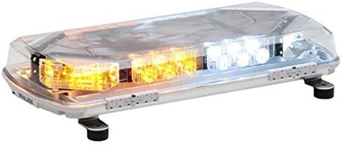 Whelen MC16PF - 12 VDC Split Amber/White Permanent Mount Mini Lightbar in Saudi Arabia