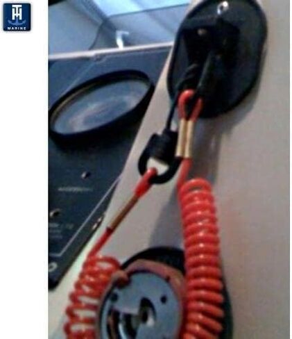 T-H Marine KS-1-DP Saf-T-Stop Ignition Kill Switch for Single Outboard , black in Saudi Arabia