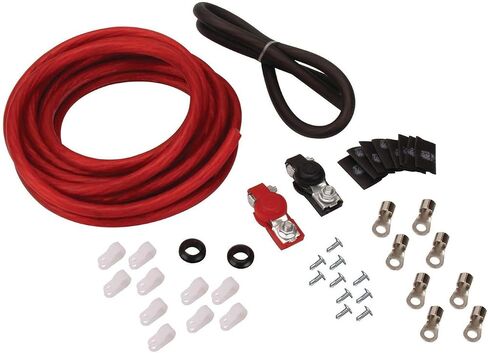 XS Power RK2GA-1 XP FLEX 2 AWG Racing Cable Kit – Lightweight Single Battery Wiring Kit for Car Audio – Includes 16ft OFC Power Cable, 3ft Ground Cable, Terminals, Heat Shrink, Clamps and Screws in Saudi Arabia