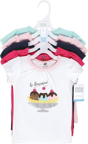 Hudson Baby Unisex Baby Short Sleeve T-Shirts, Girl Mommy, 6-12 Months in Kuwait