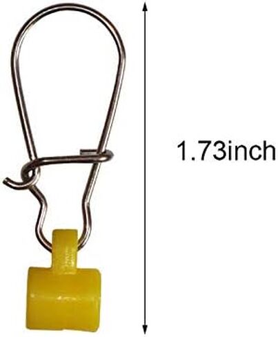 Laxygo Sinker Slide with Hooked Snap Fishing Line Connector 30-60pcs Fishing Accessories in Saudi Arabia