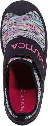 Nautica Kids' Water Shoe: Durable, Closed-Toe Sport Sandal for Girls and Boys - Ideal for Swimming-Bilean Toddler-Black Multi Print-8 in Saudi Arabia