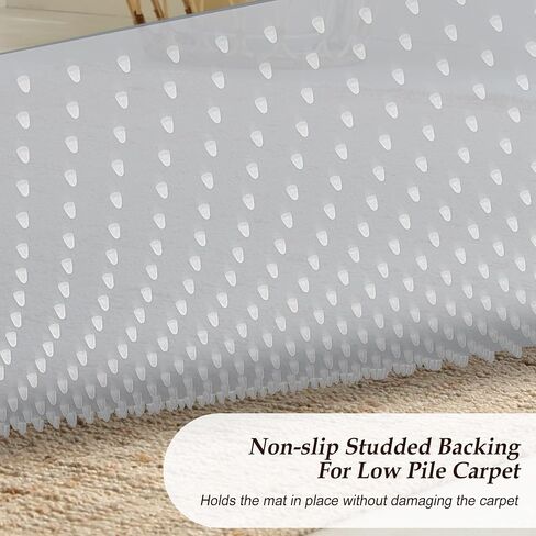 Office Chair Mat for Carpeted Floors,Chair Mat for Low Pile Carpet Floors, Chair Mat Office Home Gaming Chair Mat,48 X 36 inches Office Carpeted Floor Mats for Computer Home Chair in Saudi Arabia