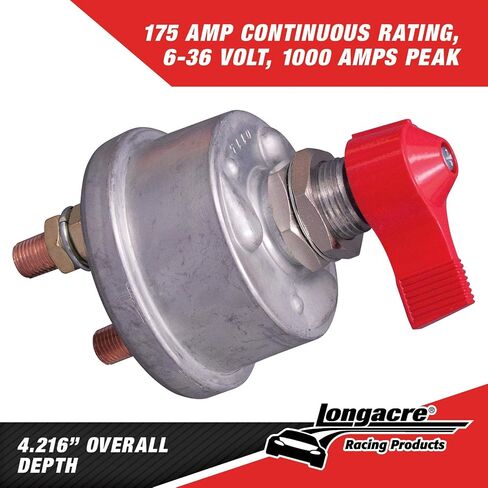 Longacre 45760 Battery Disconnect Switch w/ Panel in Kuwait
