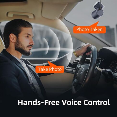 Tiny Dash Cam, KAWA 1296P QHD Mini Car Camera Dash Cam - Voice Control, WDR/3D DNR with Super Night Vision, 24H Parking Monitoring and G-sensor, 2024 New Dash Cam, MINI 3 in Saudi Arabia