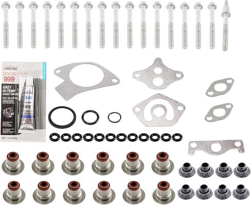 KAC 29PCS Engine Cylinder Head Gasket for 3.1L OHV VIN M, 1995-1996 Achieva/Corsica/Beretta/Regal/Cutlass Ciera, 1995-1998 Grand Am/Skylark, 1995-1999 Monte Carlo/Grand Prix/Lumina/Century-HS9957PT2 in Saudi Arabia