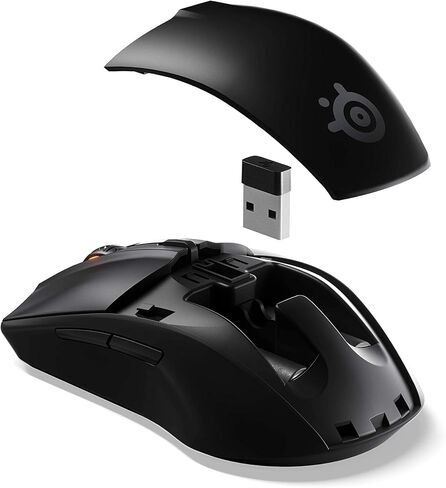 SteelSeries Rival 3 62521 Wireless Gaming Optical Mouse, Matte Black in Saudi Arabia