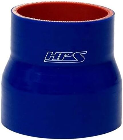 HPS Silicone Hoses HTSR-150-162-BLUE Silicone High Temperature 4-ply Reinforced Reducer Coupler Hose, 100 PSI Maximum Pressure, 3" Length, 1-1/2" > 1-5/8" ID, Blue in Saudi Arabia