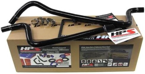 HPS (57-1221H-BLK) Black Silicone Heater Hose Kit for Jeep Wrangler TJ in Saudi Arabia