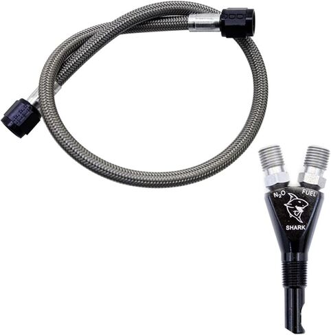 Nitrous Express 90019 400 HP Shark Super High Output EFI Replacment Nozzle with 2' Custom Hose in Saudi Arabia