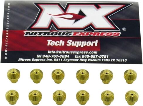 Nitrous Express 30270JP 50-300 HP Gasoline Stage 6 Plate System Pack for Dual Holley Plate System in Kuwait