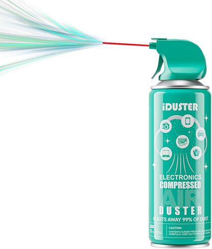 Compressed Canned Air Duster for Computer - iDuster Air Duster Compressed Air Can, 2PCS(10oz) in Saudi Arabia