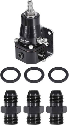 Performance 30 to 70 PSI Universal Fuel Pressure Regulator Gauge AN6 in Saudi Arabia