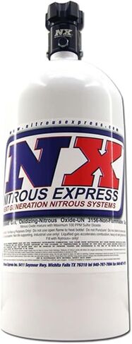 Nitrous Express 11050 زجاجة نيتروز مع صمام L45 قياسي - 5 رطل. in Saudi Arabia
