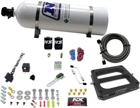 Nitrous Express - Dominator/Gasoline Nitrous Kit (50-300HP) w/15lb Bottle (30070-15) in Saudi Arabia