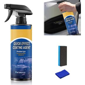 Car Quick-acting Coatings Agent Spray, 2025 New Quick Effect Coating Agent for Car,Car Scratch Wax Polish Sprays Waterless Wash, 3 in 1 High Protection Quickly Car Coatings Spray(1PCS) in Saudi Arabia