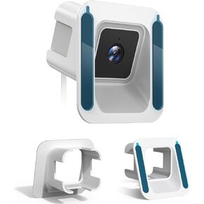 Window Mount for Wyze Cam V4/V3/V3 Pro, Adjustable 20 Degree Tilt(Up/Down/Left/Right), No Screws, Self-Adhesive, Easy Installation for Monitor/Glass Window for Wyze Camera V4/V3/V3 Pro Outdoor, Black in Kuwait