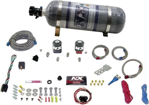 Nitrous Express - Fly Universal by Wire Single Mooder Nitrous Kit W/12lb Composite (Cind TPS Switch) (20919-12) in Saudi Arabia