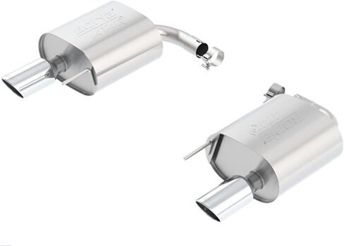 BORLA 11890 Axle-Back Performance Exhaust System for 2015-2023 Ford Mustang 2.3L 4 Cyl. EcoBoost/ 2015-2017 3.7L V6 Automatic/Manual Transmission EXC. Convertible and Active Exhaust System (4 tips). in Saudi Arabia