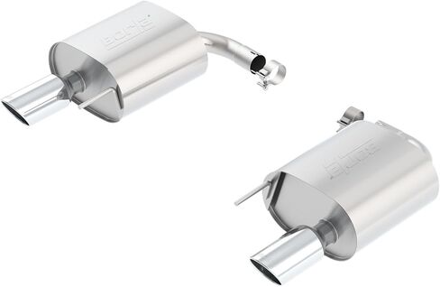 BORLA 11889 Axle-Back Performance Exhaust System for 2015-2023 Ford Mustang 2.3L 4 Cyl. EcoBoost/ 2015-2017 3.7L V6 Automatic/Manual Transmission EXC, Convertible and Active Exhaust System (4 tips). in Saudi Arabia