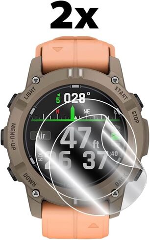IPG for Garmin Descent™ Mk3i (Case Dimention:51 mm) Hydrogel Screen Protector (2 Units) Invisible HD Clear Film Anti Scratch Guard-Smooth/Self-Healing/Bubble for Mk3i 51 in Saudi Arabia