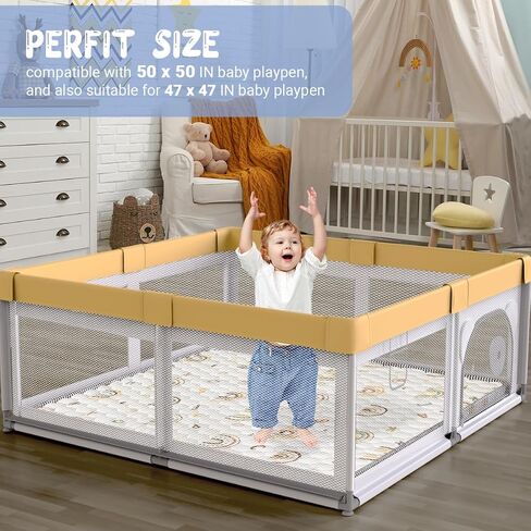 Car Portable Baby Play Mat 50x50 Playpen Mat Non-Slip Cushioned Baby Crawling Mat Waterproof Baby Floor Mat Activity Playmats for Babies Toddler Play & Tummy Time(50x50, Car) in Saudi Arabia