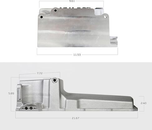 Holley 302-1BK LS Swap Oil Pan - Carbon Black Ceramic in Saudi Arabia