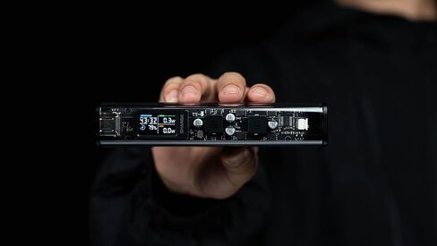 SHARGEEK 140 Power Bank, 140W Output 20000mAh Portable Charger, Transparent Power Bank with Screen Display, USB C& USB A Port Laptop Power Bank for iPhone 15/14/13 Series Samsung MacBook Steam Deck in Kuwait