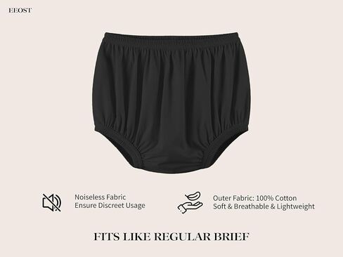 Adult Diaper Cover for Incontinence Noiseless Leak-Protection Underwear Plastic Pants Alternatives -Waterproof,Durable, Lightweight (Gray, Medium) in Saudi Arabia
