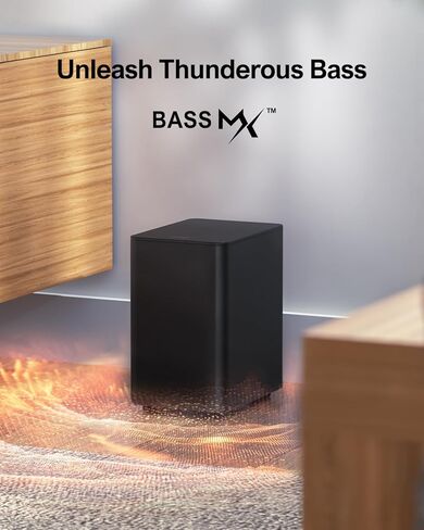 ULTIMEA 5.1 Sound Bar Compatible with Dolby Atmos, Peak Power 410W, Surround Sound System for TV with Subwoofer, Sound Bar for Smart TV, Surround and Bass Adjustable Home Theater, Poseidon D60 in Saudi Arabia