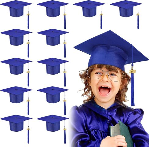 Bigmeta 12 Pcs 2024 Preschool Kindergarten Graduation Caps - Adjustable Child Kids Grad Cap for Boys or Girls in Saudi Arabia