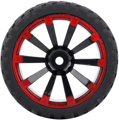 4pcs RC Tires, Off-Road Vehicle Wheel Rims RC Crawler Tyre Rubber Tire Wheels for RC 1:10 Car Part(10 Holes) Model Car Accessories Brushless Motor and Esc Brushless Motor and Esc in Saudi Arabia