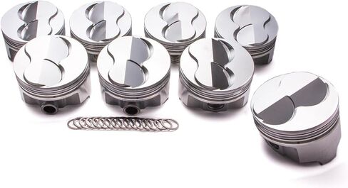 Icon IC793.040 Domed Forged Piston Set for Small Block Chevy in Saudi Arabia