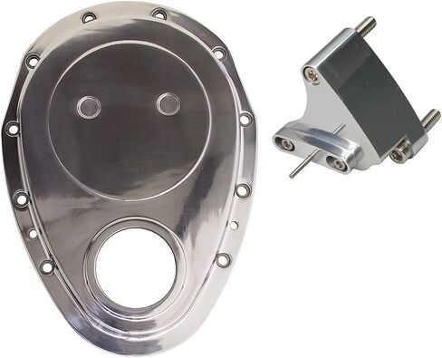Trans-Dapt 6014 Polished Aluminum Timing Cover with Timing Tab in Saudi Arabia