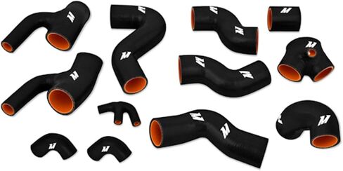 Mishimoto Mmhose-S4-97TBK Silicone Turbo Hose Kit Fits Audi S4 1997-2002 Black in Kuwait
