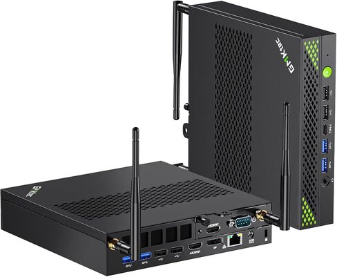 كمبيوتر شخصي صغير GMKtec Intel i7-13620H (يصل إلى 4.9 جيجا هرتز) Windows 11 Pro 32 جيجا DDR5+2 تيرابايت PCIe4.0 SSD i225V Dual NIC أجهزة كمبيوتر مكتبية صغيرة/USB-C/USB4.0 K7 Plus أزرق in Kuwait