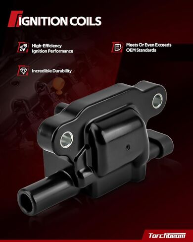 ملفات الإشعال Torchbeam UF764 متوافقة مع Sonata، Sportage، Santa Fe Sport، Sorento، Optima، Santa Fe، Tucson، G70، Stinger، G90، Veloste.r N، G80، 4 قطع in Kuwait