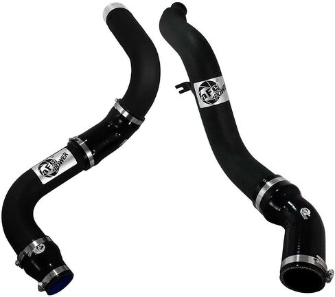 aFe POWER BladeRunner 3 IN Aluminum Hot and Cold Charge Pipe Kit Black - #46-20174-B in Saudi Arabia