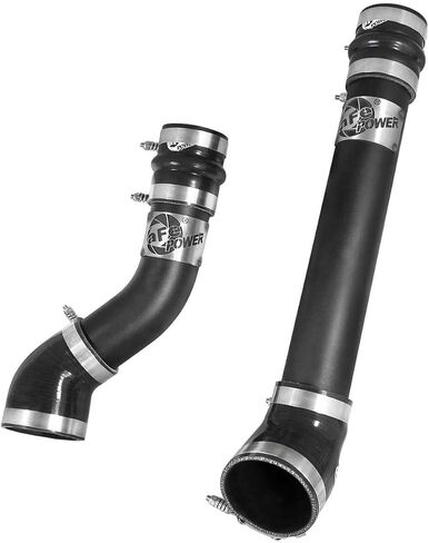 aFe POWER BladeRunner 3 IN Aluminum Hot and Cold Charge Pipe Kit Black - #46-20064-B in Saudi Arabia