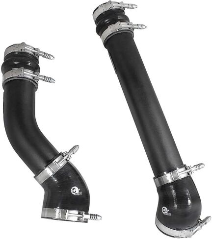 aFe POWER BladeRunner 3 IN Aluminum Hot and Cold Charge Pipe Kit Black - #46-20064-B in Saudi Arabia