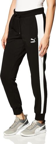 PUMA Women's Iconic T7 Woven Track Pants, Lotus, Small in Saudi Arabia